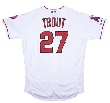 2019 Mike Trout MVP Season Game Used & Photo Matched Los Angeles Angels Home Jersey (MLB Authenticated & Sports Investors Authentication)